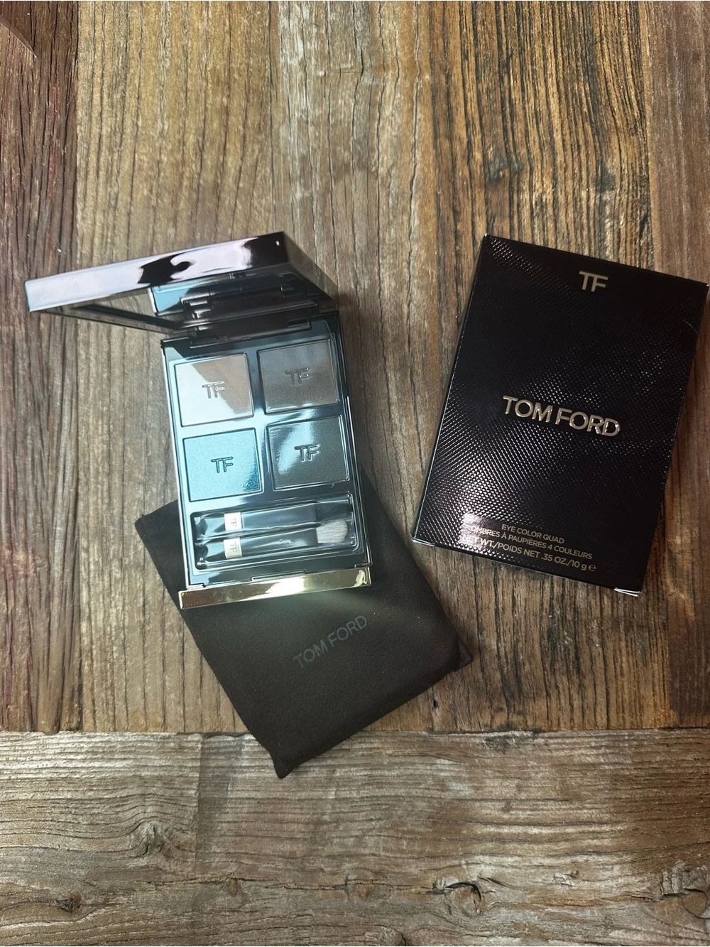 Tom Ford Black & Gold Eye Color Quad Palette 21 last dance
